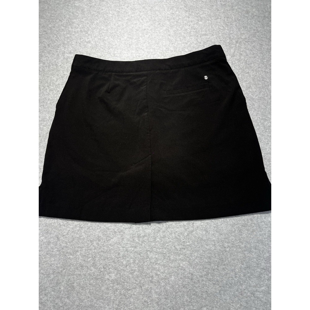 Izod Golf Women's Skort Size 10 Black 93 Polyester, 7 Spandex - Picture 5 of 9